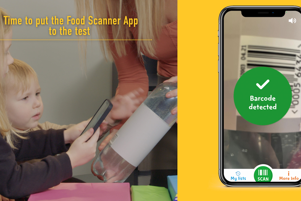 The NHS Food Scanner app has been updated with a new feature to help tackle childhood obesity