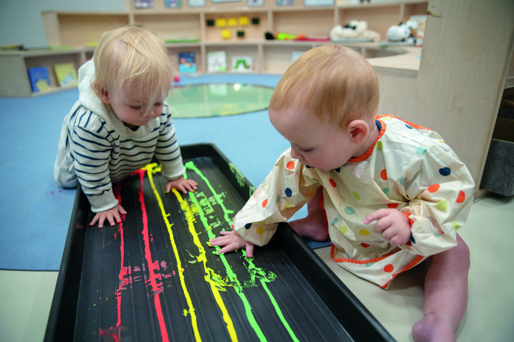 Children learn in multi-modal ways, including sensory perceptions. Photos at N Family Club, London Fields by Anna gordon