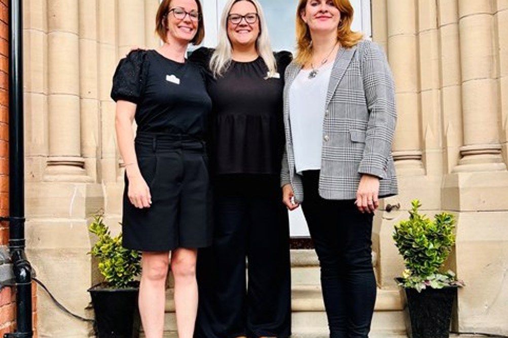 Pictured left to right at the Grosvenor House Day Nursery and Pre-school are senior nursery practitioner Lana Webster, nursery manager Amy Gilbert and deputy manager Victoria Shatmani