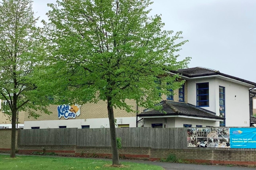 Children from Kiddi Caru's Walnut Tree nursery have been offered places at its nearby Caldecotte setting (pictured) and its Head Start nursery in Milton Keynes Village