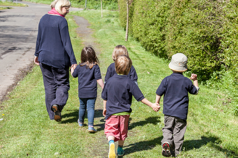 Wolds childcare. Director Karen Richards, says she is not taking a salary to make ends' meet
